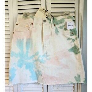 Levi’s Tie-Dye Denim Skirt NWT Size 4 27" waist from Free People